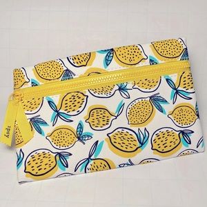 👛 Ipsy, Make-up / Cosmetic Bag, Yellow lemons 🍋